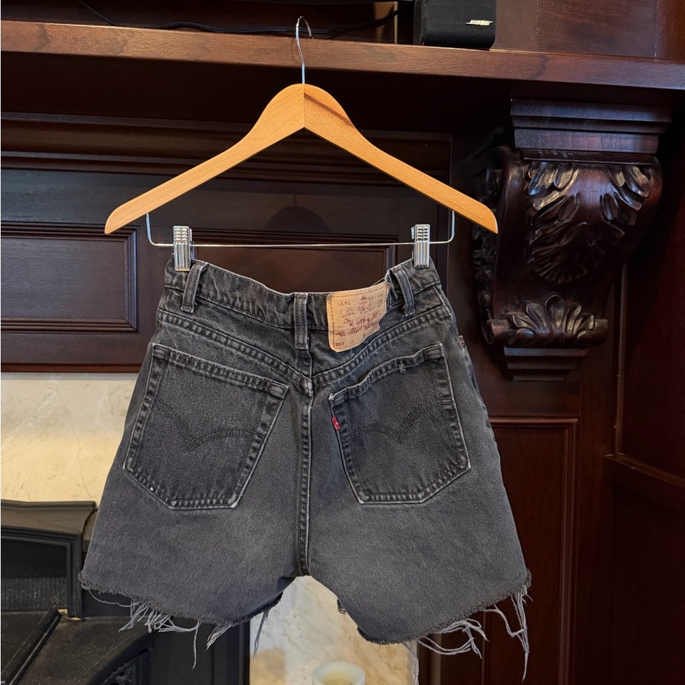 Levi's Charcoal Jean Shorts for Women